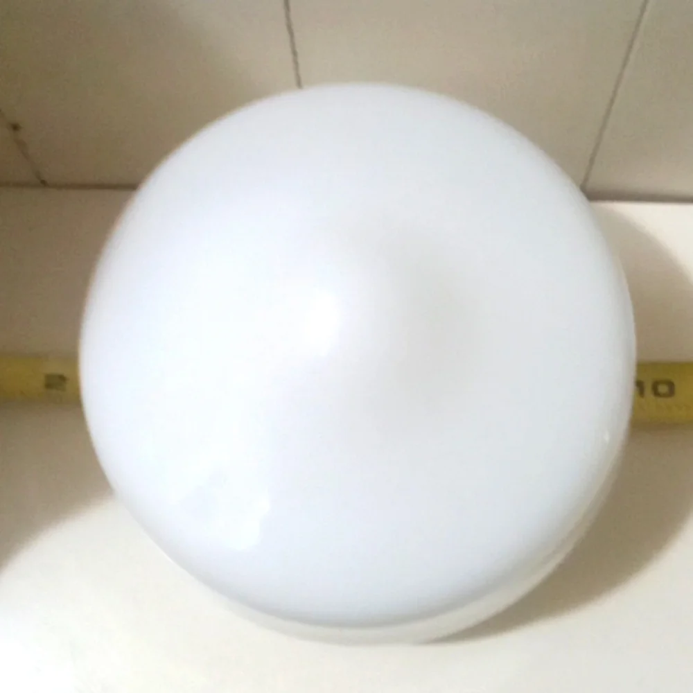 White Glass school house Ceiling Light Shade from the 90's